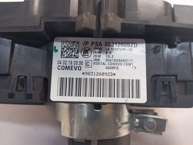 Перемикач підрульовий, правий 98312609ZD Peugeot/Citroen