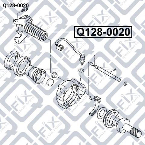Муфта підключення переднього моста Q-fix Q1280020 ціна, від 43.95 USD