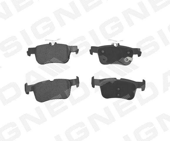 Задні гальмівні колодки Signeda BPDFD0024SET ціна, від 34.96 USD
