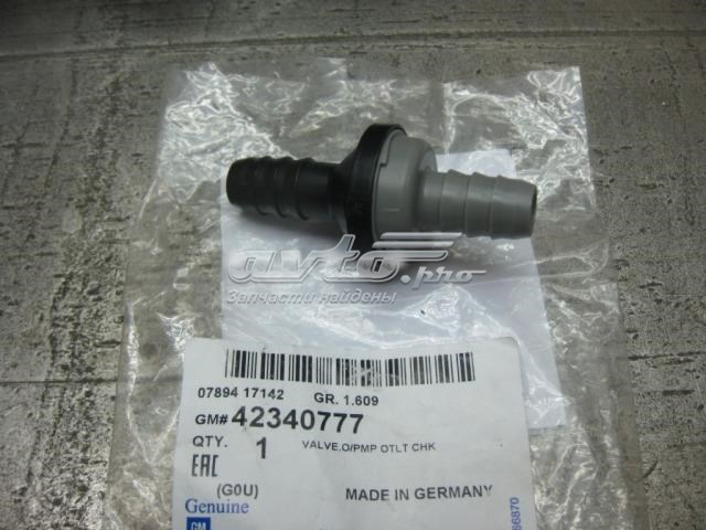 Клапан гальмівної системи 42340777 General Motors