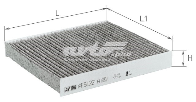 Фільтр салону AF5122A Alpha Filter