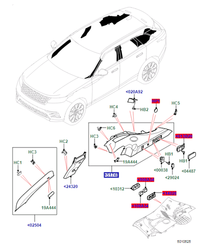 LR116176 Land Rover 