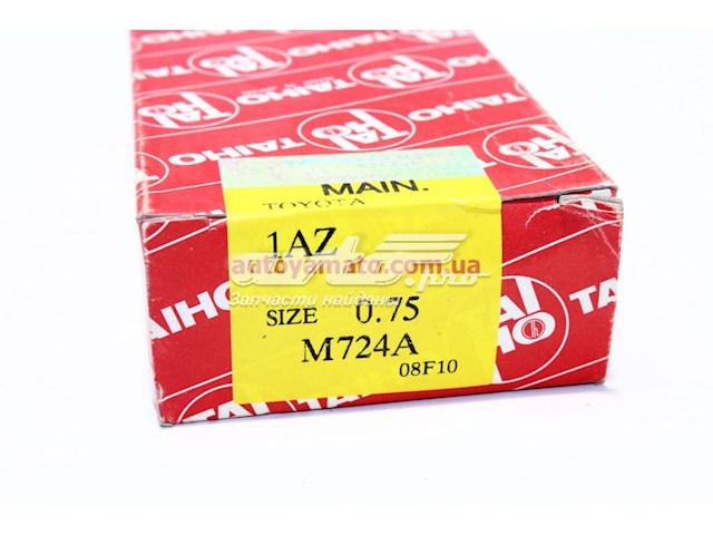 M724A075 Taiho Підшипник коленвала, корінний, комплект, 3-й ремонт (+0,75)