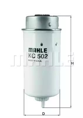 Фільтр паливний KC502 Mahle Original