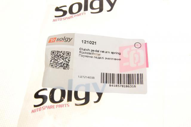 Пружина педалі зчеплення 121021 Solgy