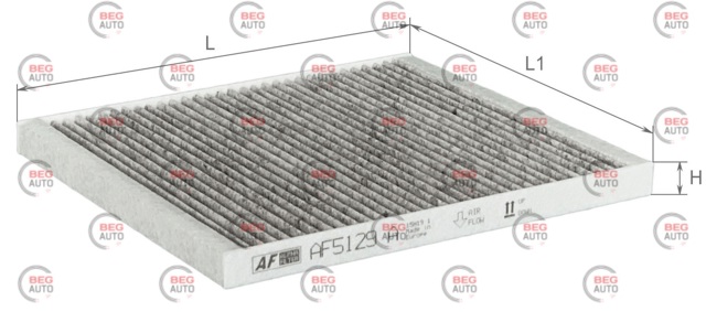 Фільтр повітряний обігрівача Alpha Filter AF5129A ціна, від 3.74 USD
