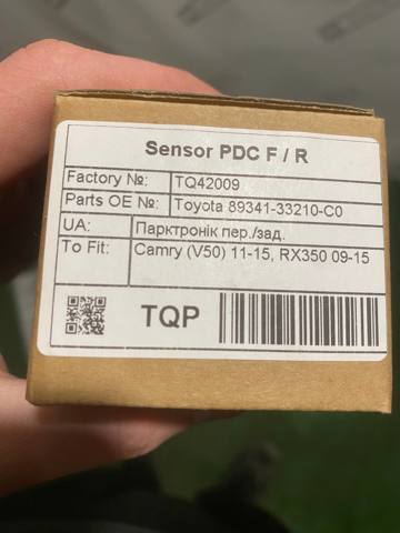 Датчик сигналізації парковки, парктронік, бічний Tqparts TQ42009 ціна, від 19.75 USD