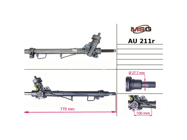 Управління рульове в зборі MSG ME224 ціна, від 440.53 USD