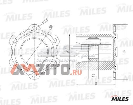 ШРКШ внутрішній, передній Miles GA10008 ціна, від 46.01 USD