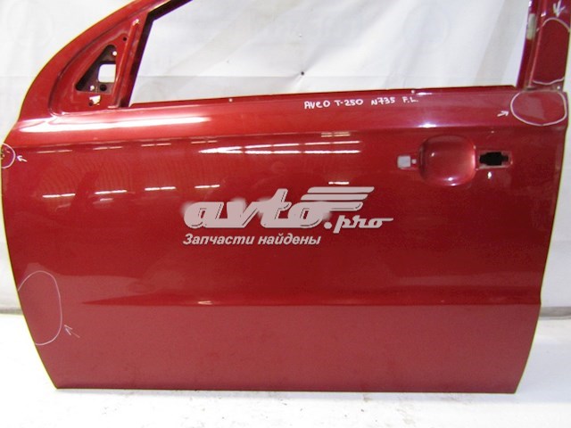 Двері передні, ліві Chevrolet Aveo (T250, T255) (Шевроле Авео)