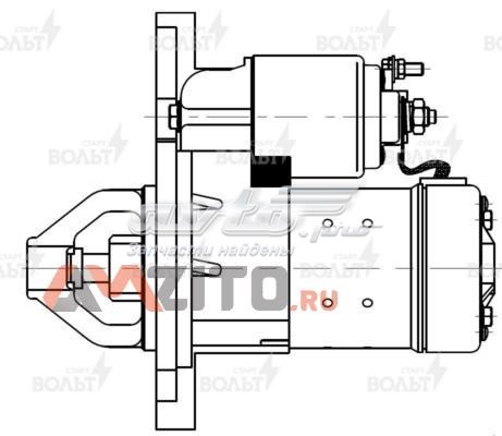 LST1402 STARTVOLT Стартер двигуна