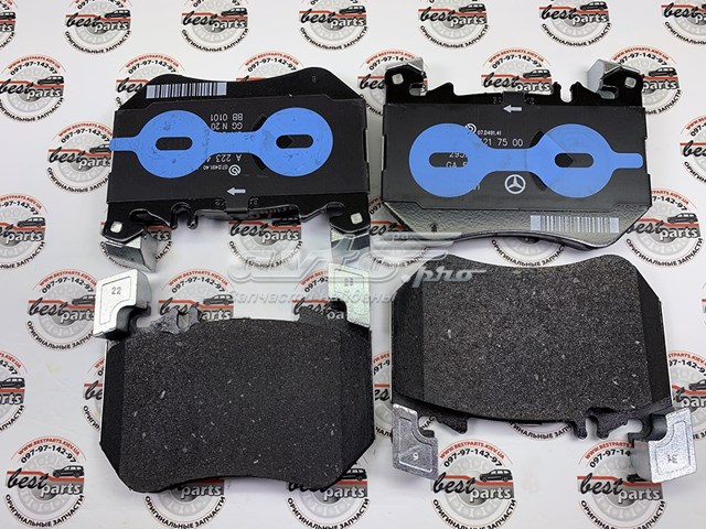 Гальмівні колодки Mercedes A0004203603 ціна, від 143.74 USD