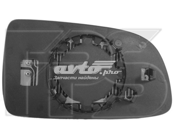 Дзеркальний елемент правого дзеркала заднього виду FPS FP1708M52 ціна, від 14.56 USD