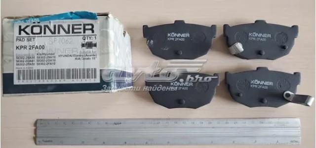 Задні гальмівні колодки KPR2FA00 Konner