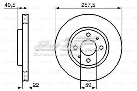 Купити 986478639 Bosch Ротор гальмівний