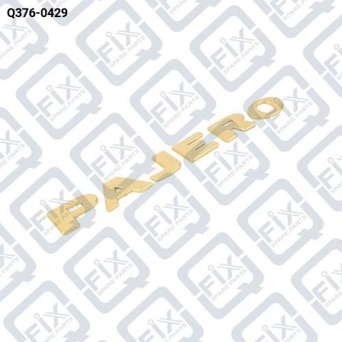 Купити Q3760429 Q-fix Емблема на переднє крило
