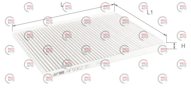 AF5062 Alpha Filter Внутрішньосалонний фільтр