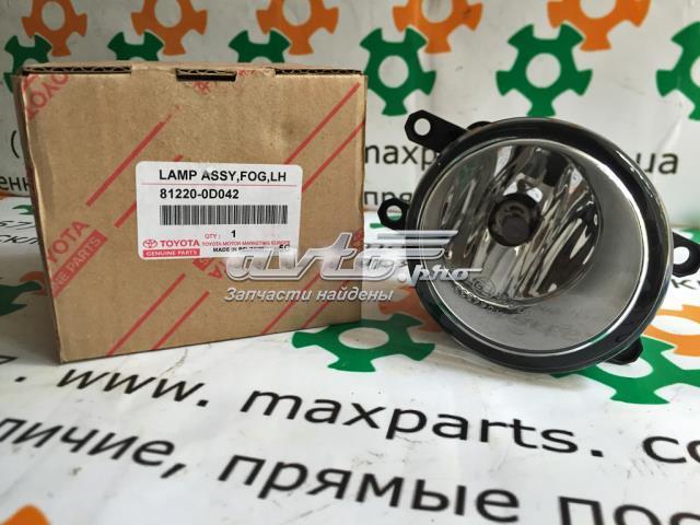 Фара протитуманна, ліва 810260W020 Toyota