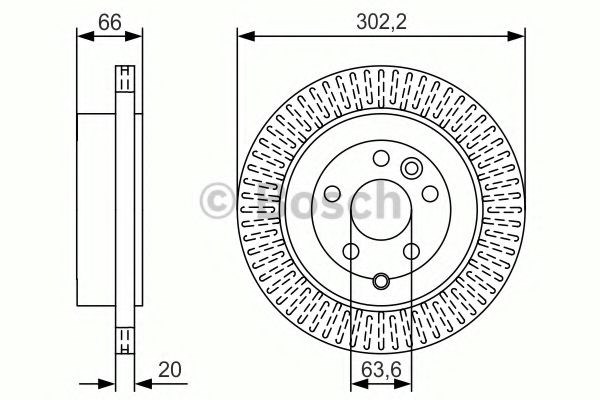Гальмівні диски 0986479U44 Bosch