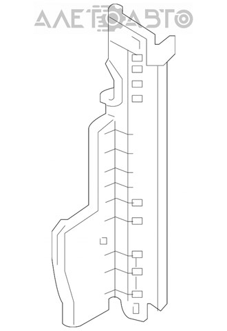 Купити 29134D5000 Hyundai/Kia Повітропровід (дефлектор) радіатора, правий
