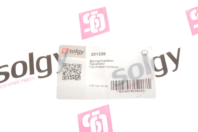 Купити 201225 Solgy Проставка (гумове кільце) пружини задньої, нижня
