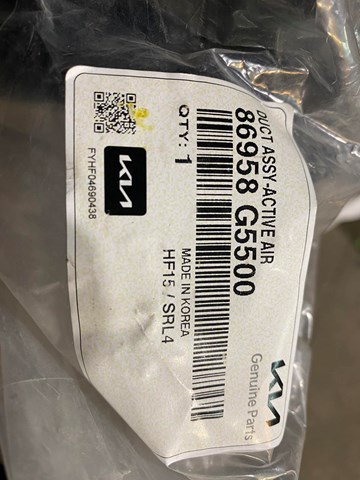  Hyundai/Kia 86958G5500