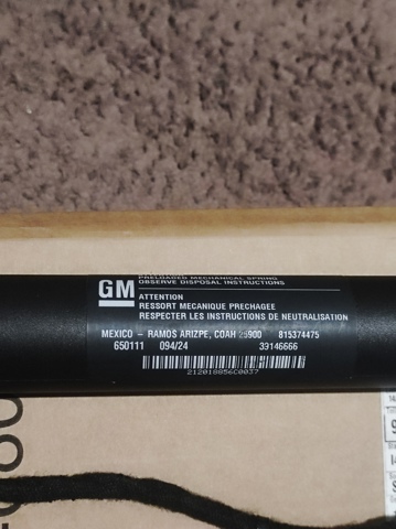Купити 39146666 General Motors Амортизатор двері багажника