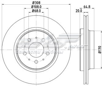 Задні дискові гальма Metelli 231133C ціна, від 53.27 USD