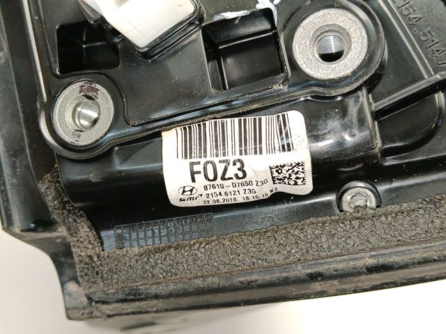 Ліве бічне дзеркало Hyundai/Kia 87610D7650 ціна, від 190.61 USD