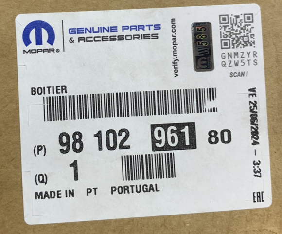  Peugeot/Citroen 9810296180