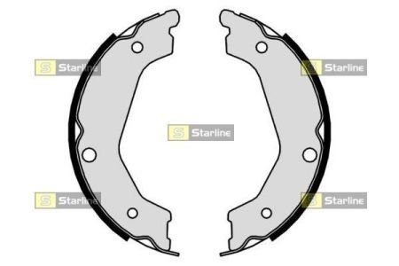 Колодки ручника / стоянкового гальма Starline BC09930 ціна, від 20.27 USD