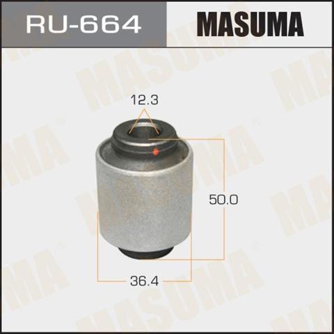 Сайлентблок заднього нижнього важеля Masuma RU664 ціна, від 7.16 USD