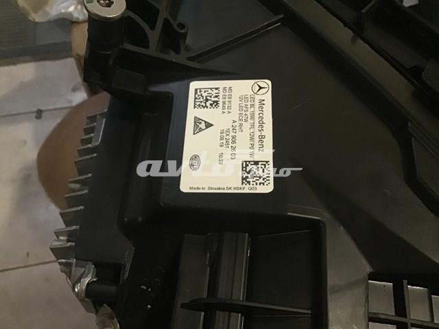 Фара правая Mercedes A2479062603 ціна, від 570.04 USD