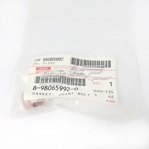 Кільце ущільнювача паливної трубки 8980659920 Isuzu