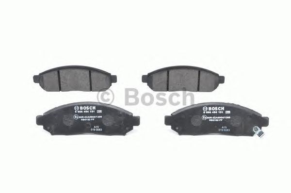 986494151 Bosch Передні гальмівні колодки
