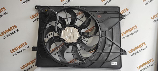 25380S8500 Hyundai/Kia Дифузор радіатора охолодження, в зборі з мотором і крильчаткою