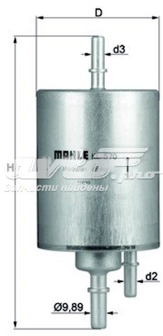 KL570 Knecht-Mahle фільтр паливний