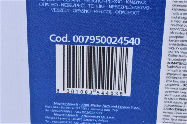 7950024540 Magneti Marelli Очищувач системи кондиціонування