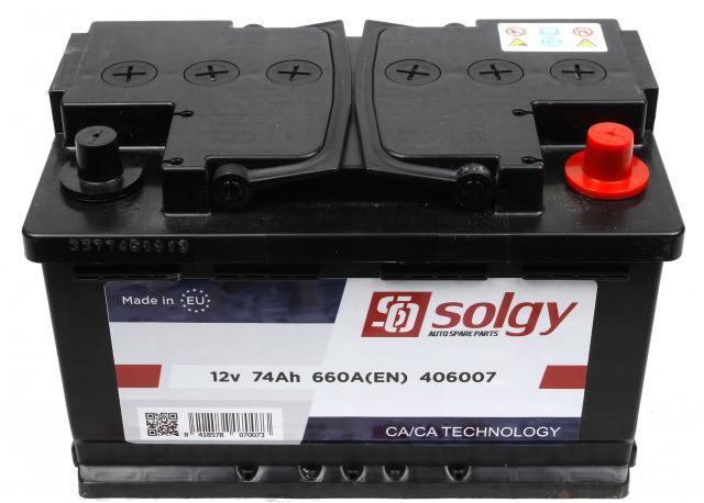 Акумуляторна батарея, АКБ 406007 Solgy