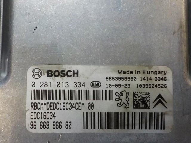 Купити 0281013334 Peugeot/Citroen Модуль управління двигуном