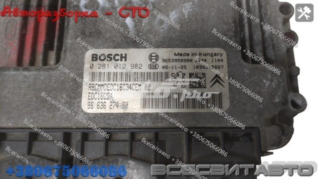 Електронний блок керування двигуном 0281012982 Bosch