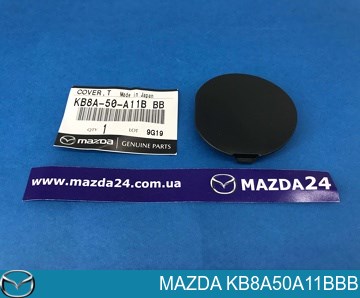 Заглушка бампера буксирувального гака, передня Mazda KB8A50A11BBB ціна, від 5.05 USD