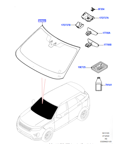 LR186608 Land Rover 