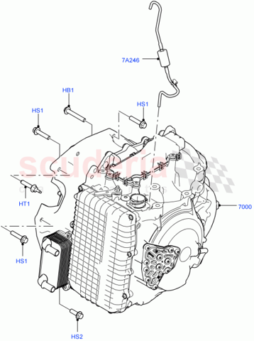 LR049854 Land Rover Автоматична коробка передач