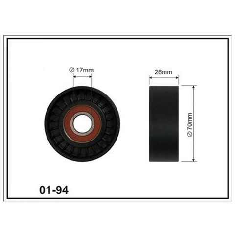 Натяжний ролик CX/Complex CX0194 ціна, від 8.04 USD