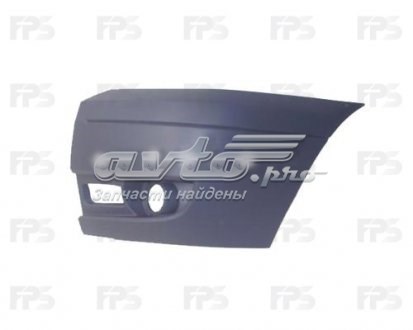 Бампер передній ікло ліве FPS FP2806913 ціна, від 22.14 USD