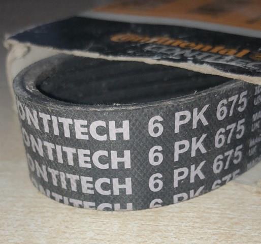 6PK675 Continental/Siemens Поліклиновий ремінь