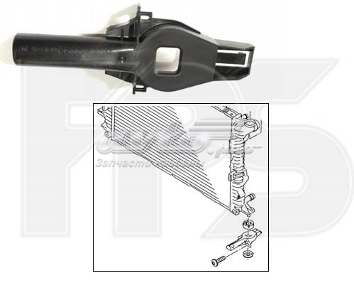 Подушка радіатора охолодження, нижня FPS FP1212201 ціна, від 5.07 USD