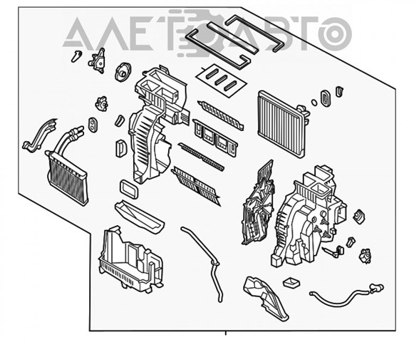 Купити 97205C6000 Hyundai/Kia Корпус печі в зборі