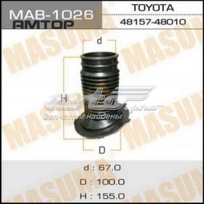 MAB1026 Masuma Пильник стійки передньої